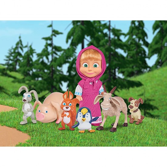 Masha and her Animal Friends