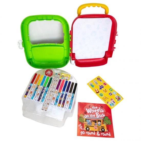COCOMELON COLOR &  ROLL STATIONARY SET