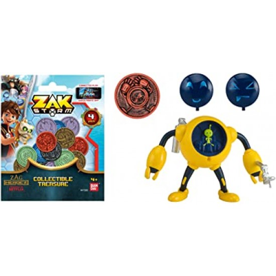 Zak Storm Figure with Coin 