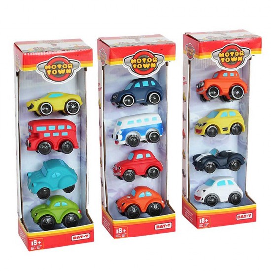 Motor Town - Asst Soft Cars in dispenser (24 pieces/8 styls)
