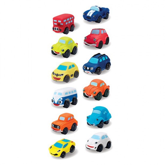 Motor Town - Asst Soft Cars in dispenser (24 pieces/8 styls)