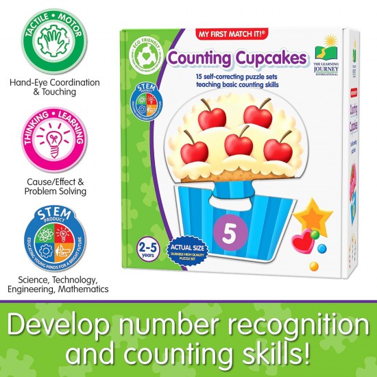 My First Match It! - Counting Cupcakes