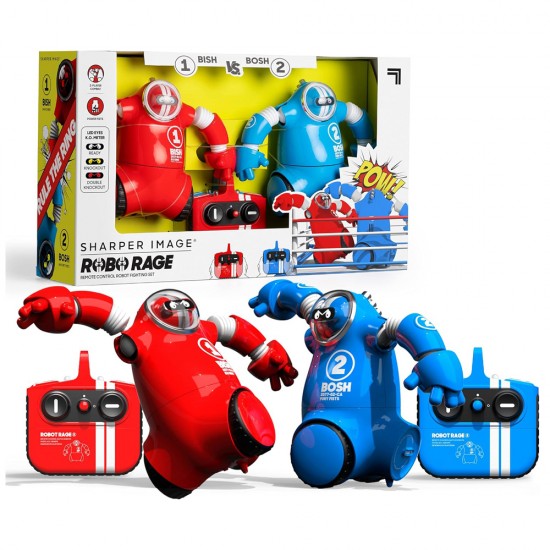SHARPER IMAGE REMOTE CONTROL FIGHTING ROBOT TWIN PACK SHARPER IMAGE REMOTE CONTROL FIGHTING ROBOT TWIN PACK