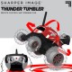 TOY RC MONSTER SPINNING CAR RED TOY RC MONSTER SPINNING CAR RED