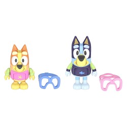 BLUEY POOL TIME BLUEY & BINGO 2.5 INCH FIGURES