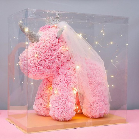Luminous unicorn with flowers Luminous unicorn with flowers