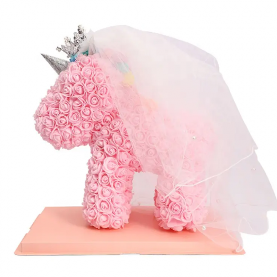 Luminous unicorn with flowers Luminous unicorn with flowers