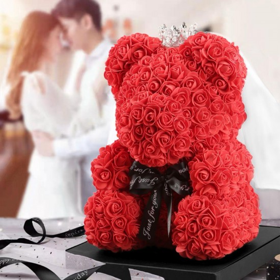 Luminous bear with flowers Luminous bear with flowers