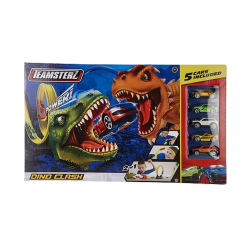 TEAMSTERZ DINO CLASH TRACK SET/5 CARS