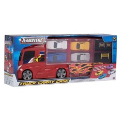 TEAMSTERZ TRUCK CARRY CASE 4 CARS