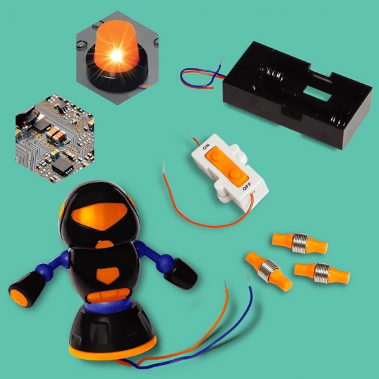 TOY CIRCUITRY ACTION EXPERIMENT - ROBOT TOY CIRCUITRY ACTION EXPERIMENT - ROBOT