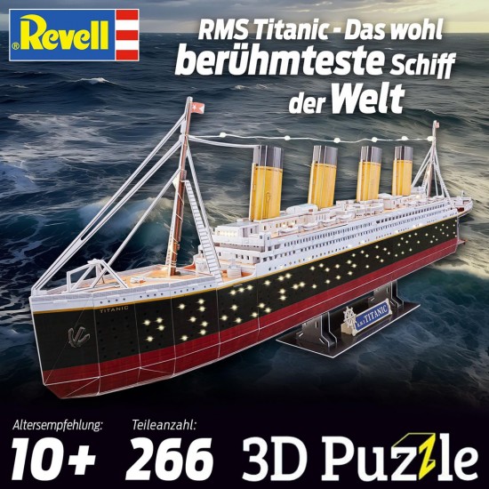 3D PUZZLE RMS TITANIC -LED EDITION
