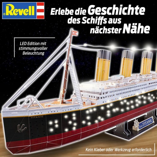 3D PUZZLE RMS TITANIC -LED EDITION