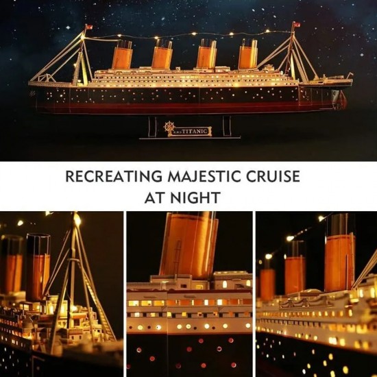 3D PUZZLE RMS TITANIC -LED EDITION