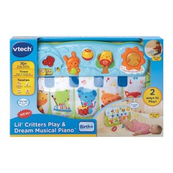 V-TECH LIL CRITTERS PLAY&DREAM MUSICAL PIANO