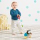 Owl push toy, music