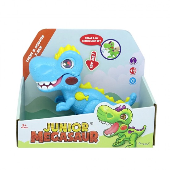 NEW JUNIOR MEGASAUR LIGHT and SOUNDS DINOSAURS