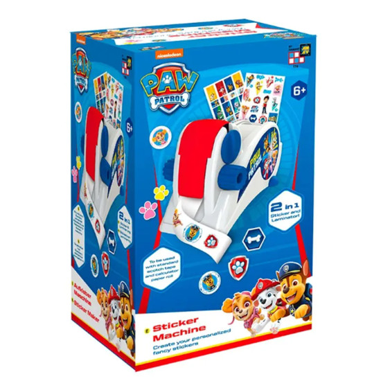 PAW PATROL-VALUE STICKER MACHINE