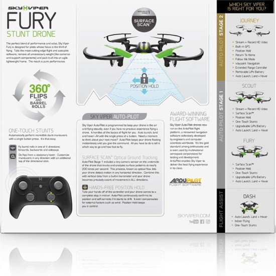 Sky Viper Fury Stunt Drone Sky Viper Fury Stunt Drone