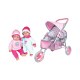 TWIN JOGGER WITH 2 BABY DOLLS TWIN JOGGER WITH 2 BABY DOLLS