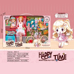 Happy Hour Bicycle Doll Set