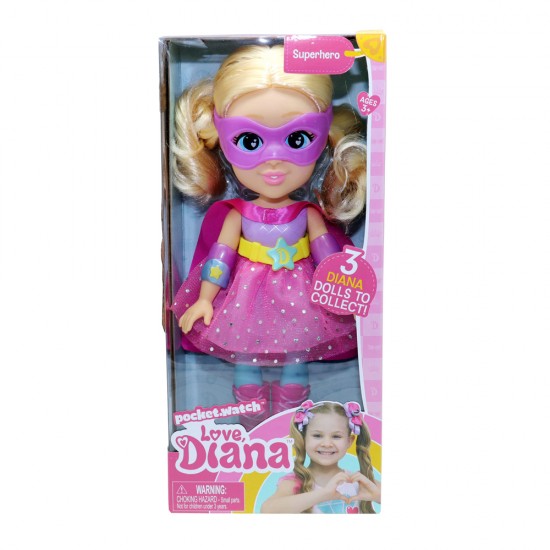 LOVE DIANA DOLL MASHUP SUPERHERO DOLL 13 INCH LOVE DIANA DOLL MASHUP SUPERHERO DOLL 13 INCH