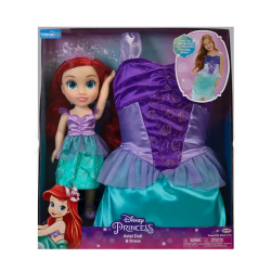 "DISNEY PRINCESS DOLL+DRESS EDITION 13"" 2 ASST NP"