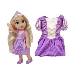 "DISNEY PRINCESS DOLL+DRESS EDITION 13"" 2 ASST NP"
