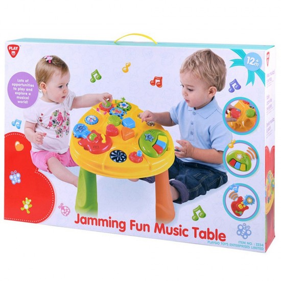 PLAY GO JAMMING FUN MUSIC TABLE BATTERY OPERATED PLAY GO JAMMING FUN MUSIC TABLE BATTERY OPERATED