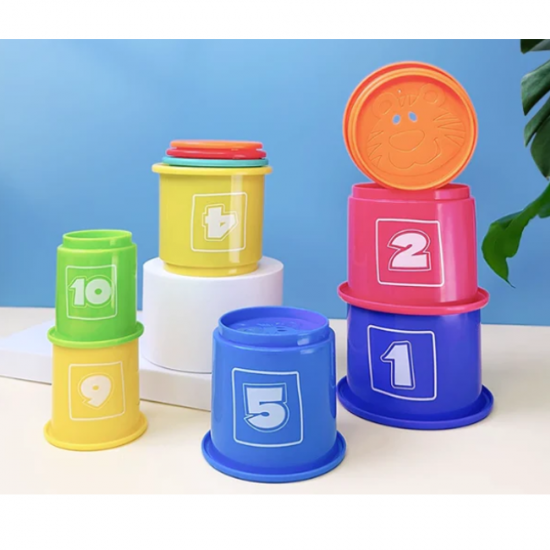 PLAY GO ANIMALS AND NUMBERS STACKING TOWER PLAY GO ANIMALS AND NUMBERS STACKING TOWER