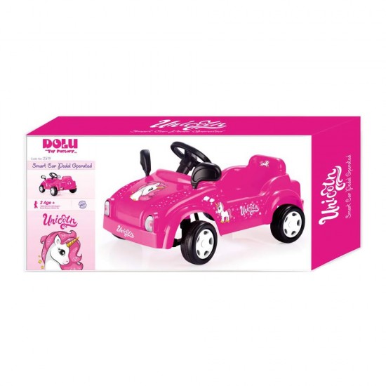 UNICORN SMART CAR PEDAL OPERATED 