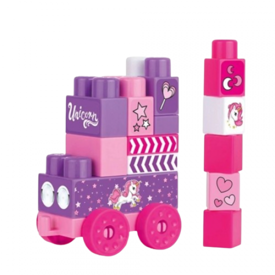 UNICORN MEGA BLOCKS 20 PCS IN BAG