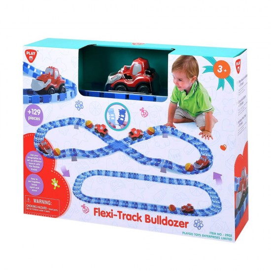 PLAY GO FLEXI-TRACK BULLDOZER BATTERY OPERATED PLAY GO FLEXI-TRACK BULLDOZER BATTERY OPERATED