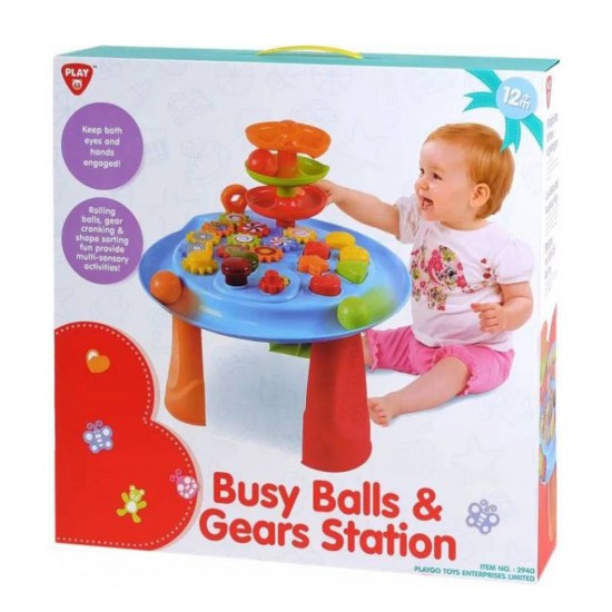 PLAY GO BUSY BALLS & GEARS STATION PLAY GO BUSY BALLS & GEARS STATION