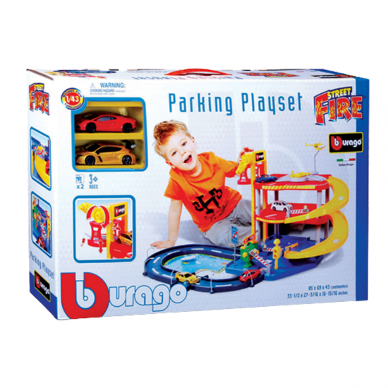 1:43 COLLEZIONE PARKING PLAYSET  INCL. 2 CARS