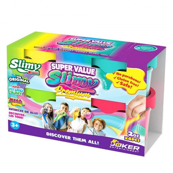SLIMY SUPER VALUE SLIMY 2oz (56g) 4 PACK SLIMY SUPER VALUE SLIMY 2oz (56g) 4 PACK