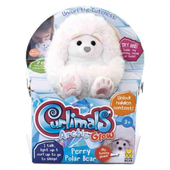 CURLIMALS- ARTIC GLOW PERRY POLAR BEAR