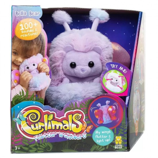 CURLIMALS- FLUTTER WONDER BELLA BEAR CURLIMALS- FLUTTER WONDER BELLA BEAR