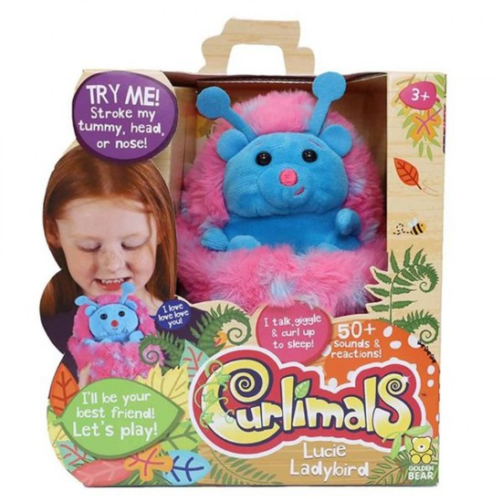 CURLIMALS- LUCIE THE LADYBIRD CURLIMALS- LUCIE THE LADYBIRD