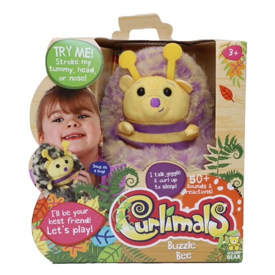 CURLIMALS- BUZZLE THE BEE CURLIMALS- BUZZLE THE BEE