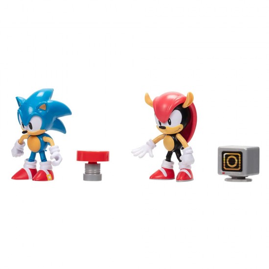Sonic 4" Fig 2-Pack Classic Sonic & Mighty