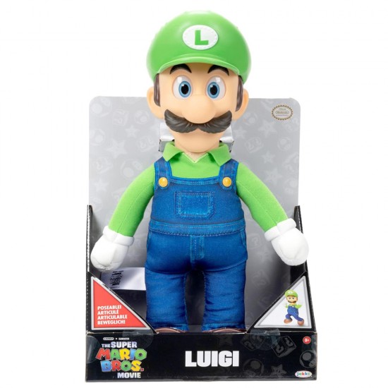Nintendo Super Mario Movie Plush 15" Luigi