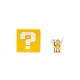 Nintendo Super Mario Movie 1.25" Mini Fig Asst. 6 Nintendo Super Mario Movie 1.25" Mini Fig Asst. 6