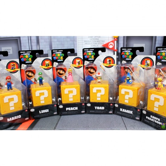 Nintendo Super Mario Movie 1.25" Mini Fig Asst. 6 Nintendo Super Mario Movie 1.25" Mini Fig Asst. 6