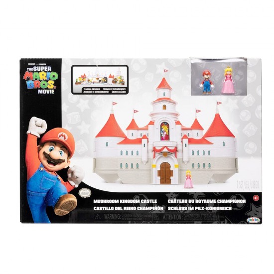 Nintendo Super Mario Movie Mini World Dlx Peach Castle Playset Nintendo Super Mario Movie Mini World Dlx Peach Castle Playset