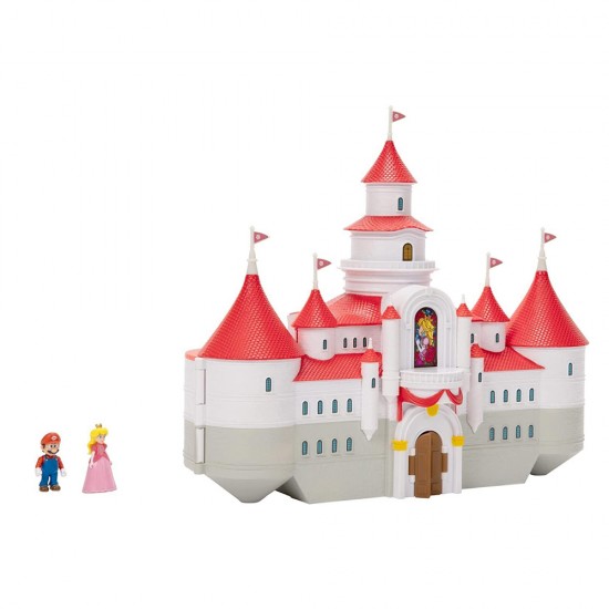 Nintendo Super Mario Movie Mini World Dlx Peach Castle Playset Nintendo Super Mario Movie Mini World Dlx Peach Castle Playset