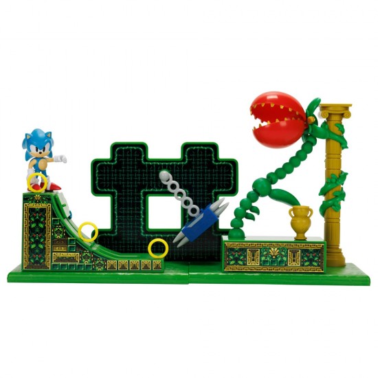 Sonic 2.5" Stardust Speedway Zone Playset