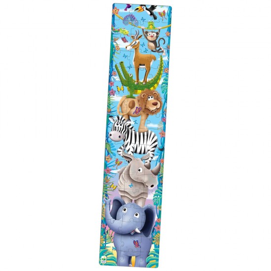 Long & Tall Puzzles - Big to Small Animals Long & Tall Puzzles - Big to Small Animals