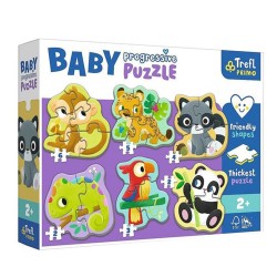 PUZZLES "BABY PROGRESSIVE" - EXCOTIC ANIMALS / TREFL FSC MIX 70%