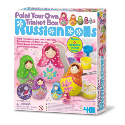 4M PAINT YOUR OWN TRINKET BOX RUSSIAN DOLLS